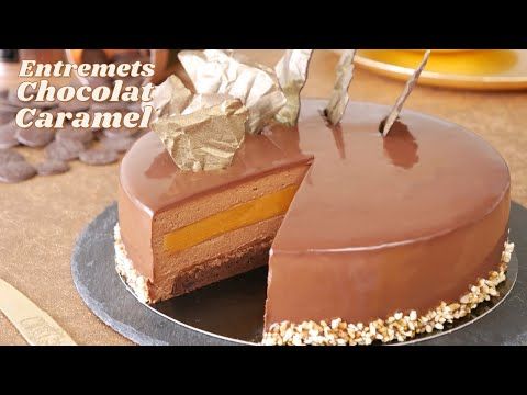 entremet chocolat caramel