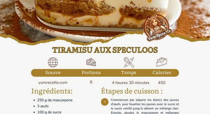tiramisu speculoos