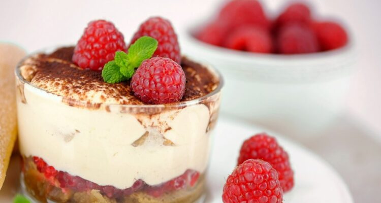 tiramisu à la framboise