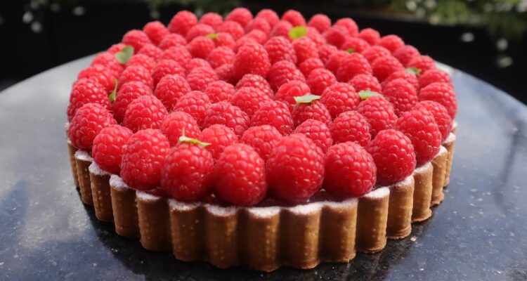 tarte au framboise