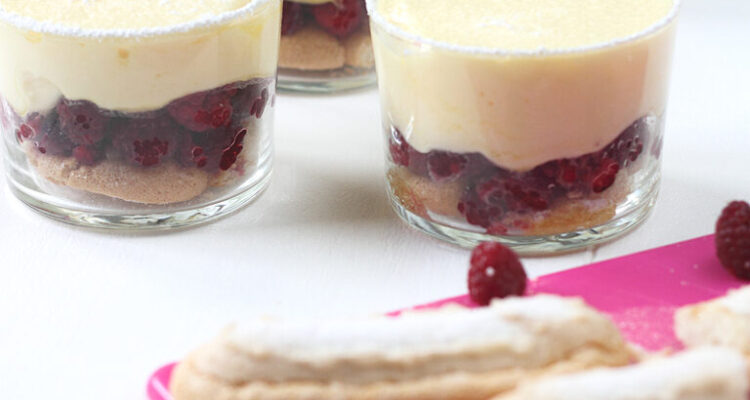 tiramisu à la framboise