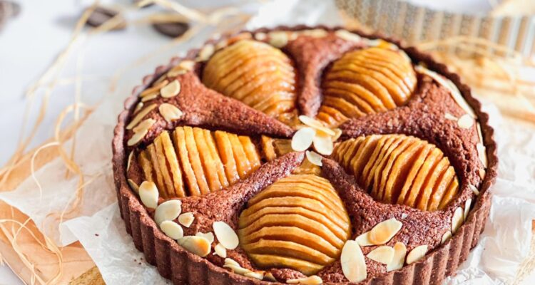 tarte au poire amandine