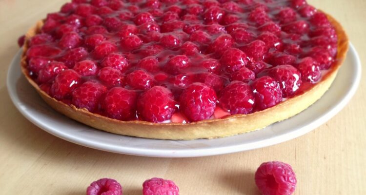 tarte aux framboises