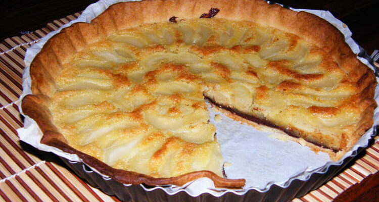 tarte aux poires et amandes
