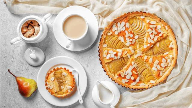 tarte poire amandine