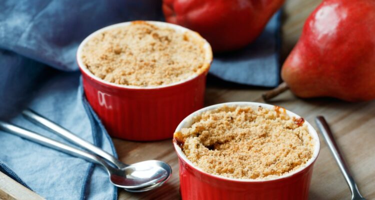 crumble aux poires