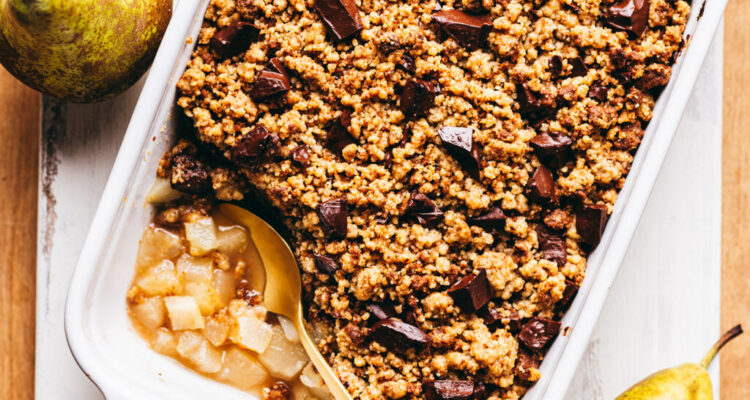 crumble poire