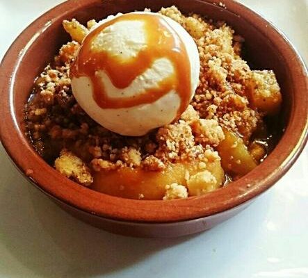 crumble pomme poire