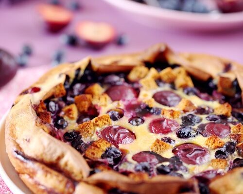 clafoutis aux prunes