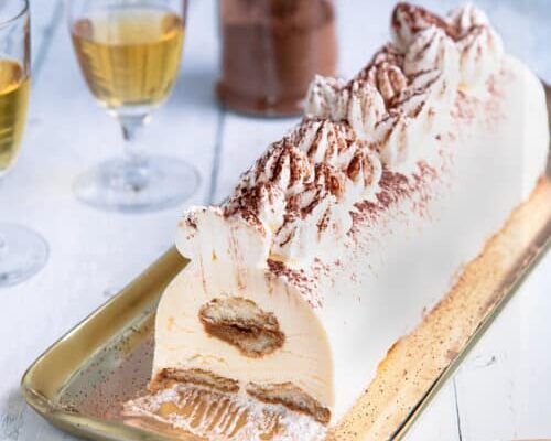 buche tiramisu de noel
