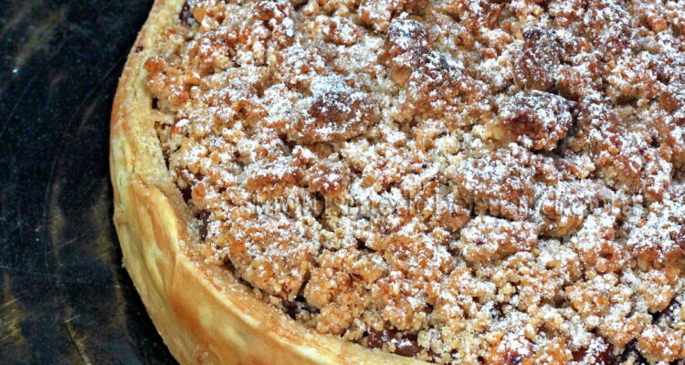 tarte crumble aux pommes